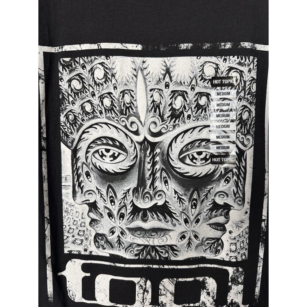 Hot Topic TOOL Band Graphic Tee New Size Medium Black Cotton - Picture 3 of 6